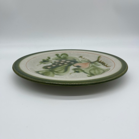 Vintage John B Taylor Ceramics Harvest 10” Dinner Plate Pear Grapes Louisville - Picture 10 of 11